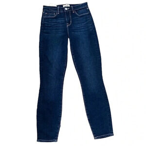 L'AGENCE Margot High Rise Skinny Dark Wash Denim Jeans Size 24 NWT